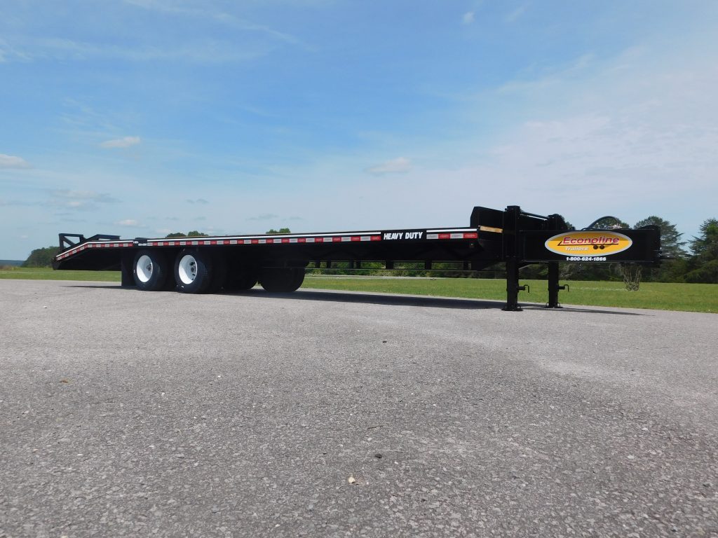 20-Ton Dovetail Dual Tandem Air Brake Trailer | Site Pro 20