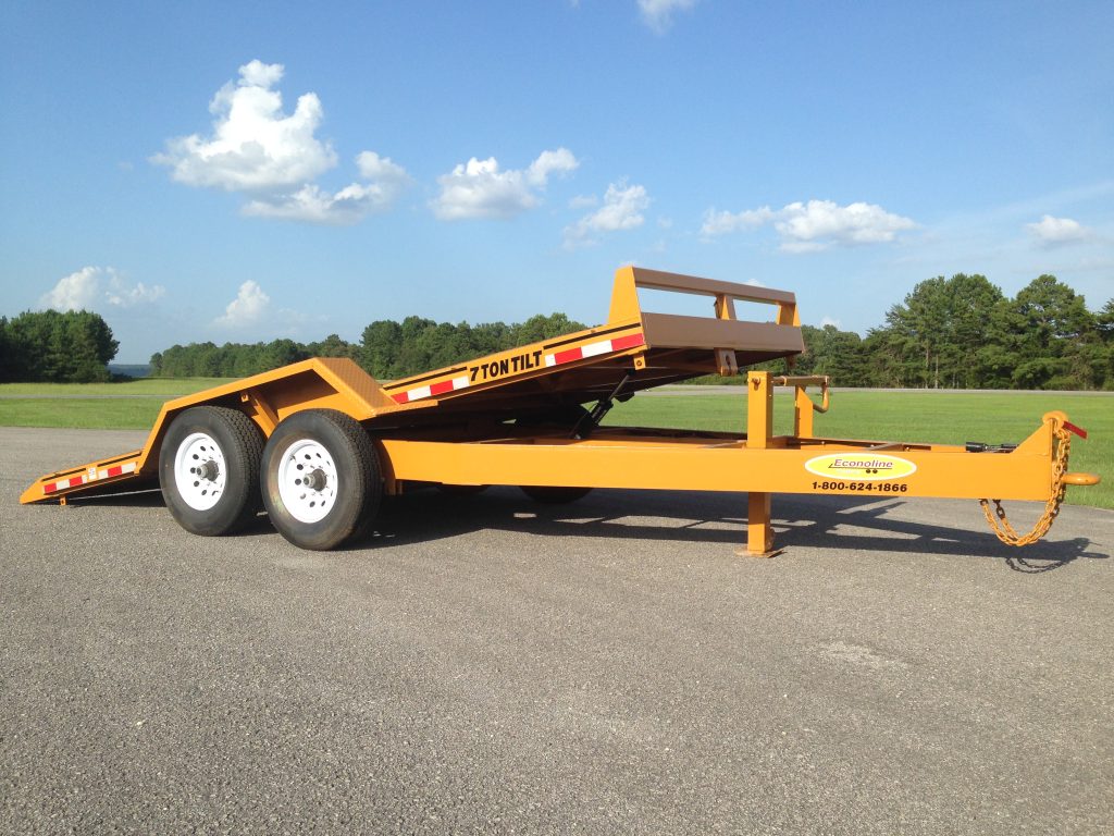 7-Ton Tandem Axle Landscape Tilt Trailer